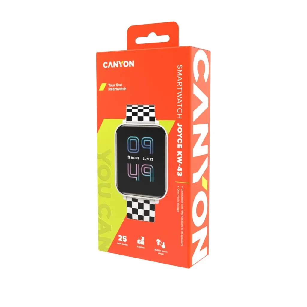 Умные часы Canyon KW-43 Белый (CNE-KW43WB)