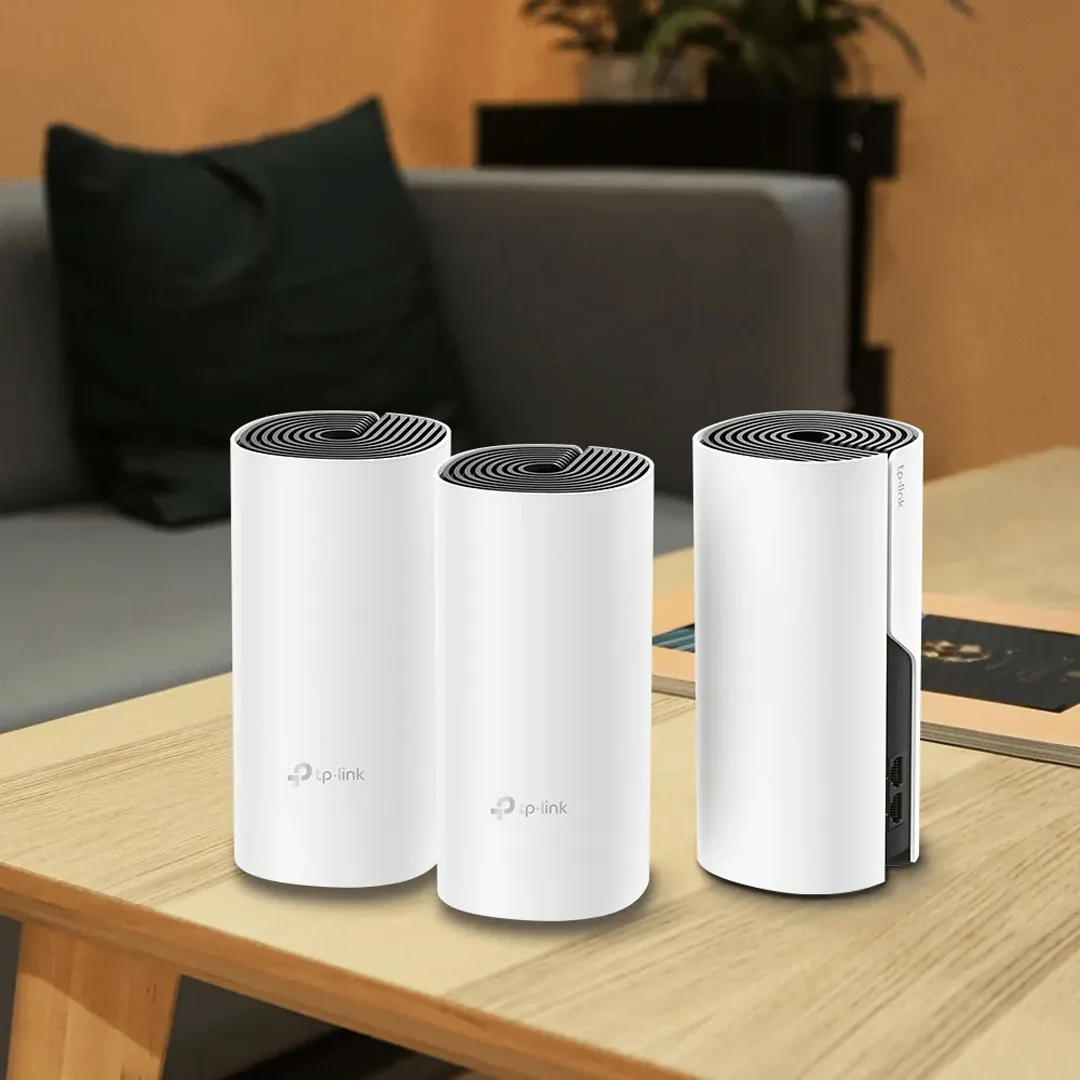 TP-Link - Deco M4 (3-pack) ( AC1200 Whole Home Mesh WiFi System )