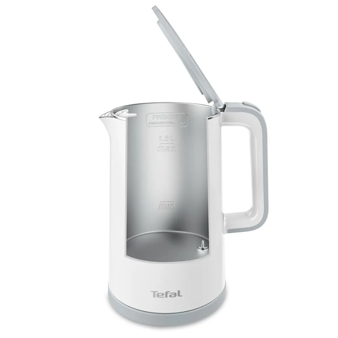 Электрический чайник Tefal с цифровым дисплеем, 1,5 л, белый (KO693110)