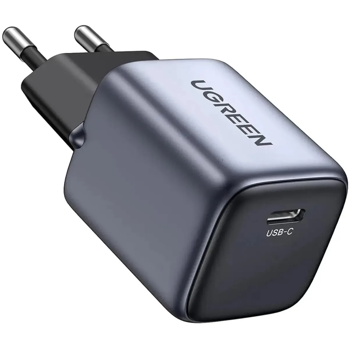 Адаптер UGREEN Nexode 30W USB-C PD GaN Fast Charger EU (Космический серый)