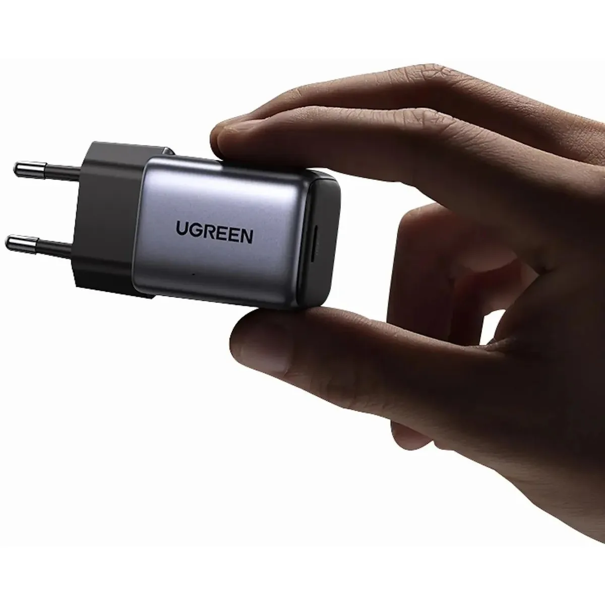 Адаптер UGREEN Nexode 30W USB-C PD GaN Fast Charger EU (Космический серый)
