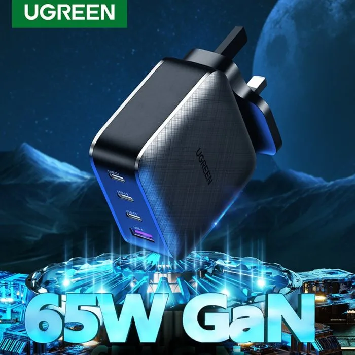 Адаптер-головка UGREEN Nexode 45W Charger EU (Space Gray)