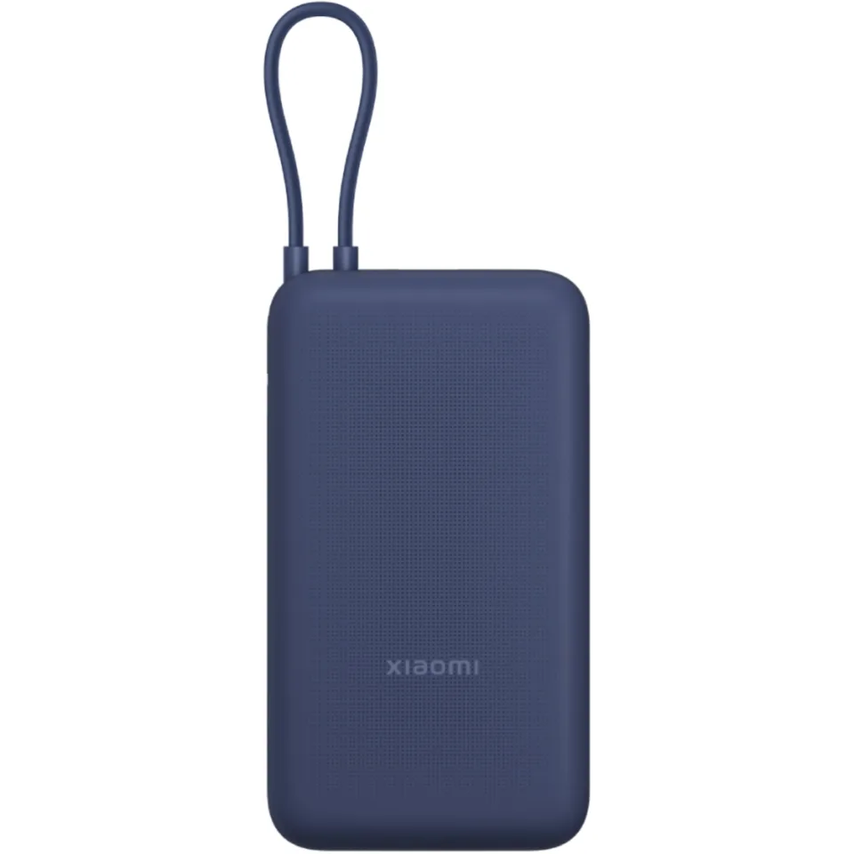 Внешний аккумулятор Xiaomi 33 Вт 20000 мАч (со встроенным кабелем), синий (BHR8975GL)
