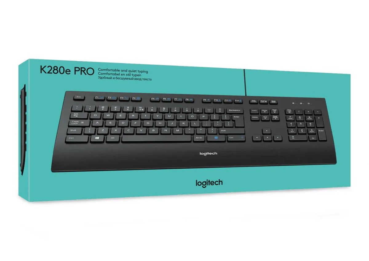 Klaviatura Logitech Corded Keyboard K280E