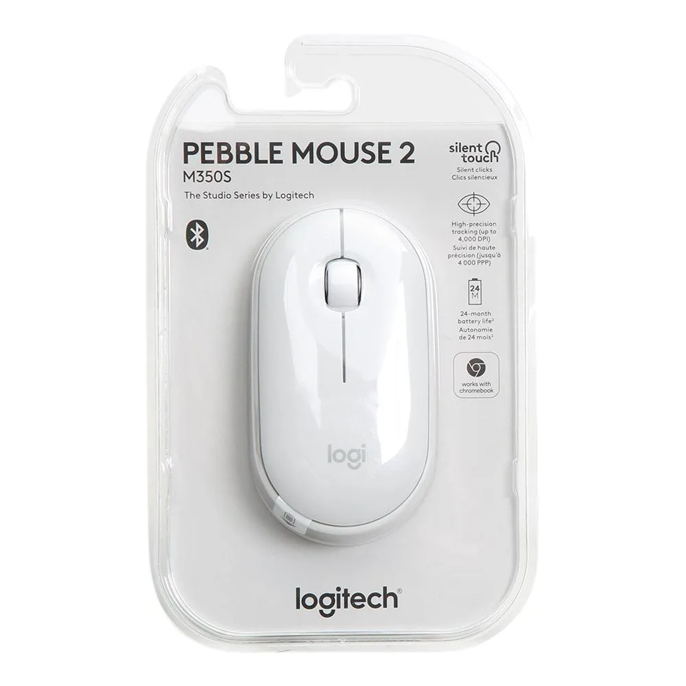 Мышки Logitech Pebble Mouse 2 M350s Tonal White
