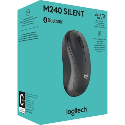 Мышки Logitech M240 Silent Bluetooth Mouse Graphite