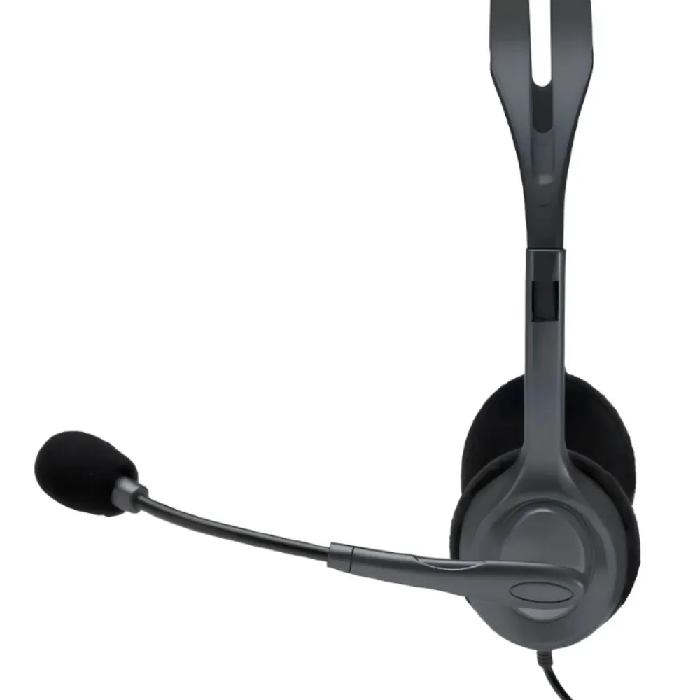 Наушники Logitech H111 Проводная стереогарнитура черного цвета