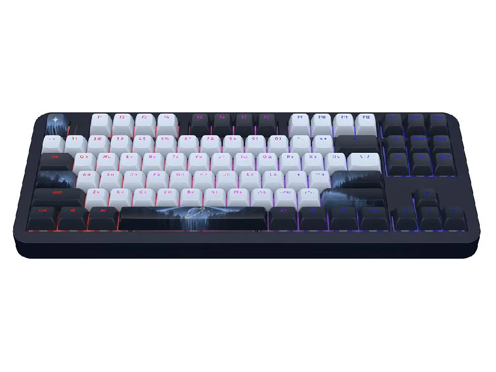 Проводная клавиатура Red Square Alumix TKL Classic Serenity [g3ms Aquamarine] (RSQ-20053) Черный