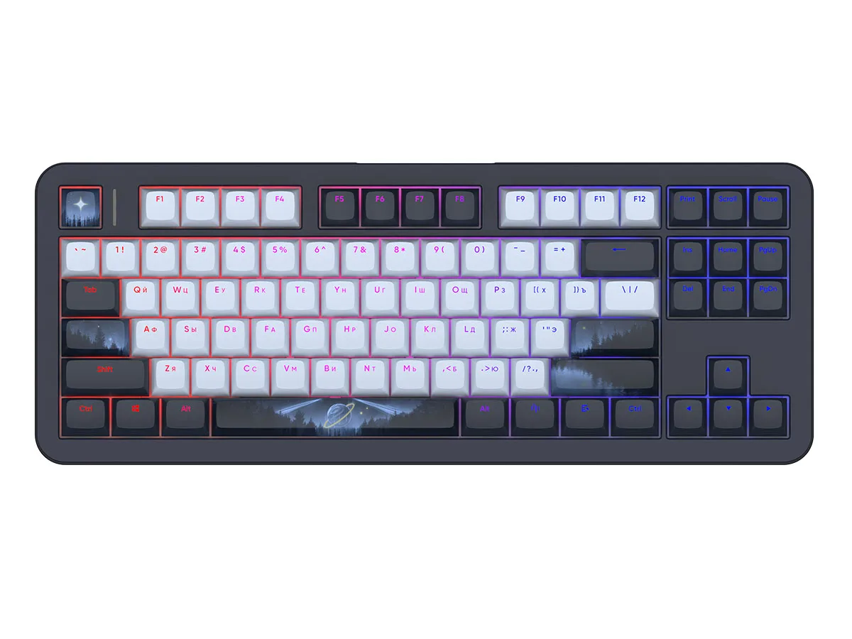 Wired keyboard Red Square Alumix TKL Classic Serenity [g3ms Aquamarine] (RSQ-20053) Black