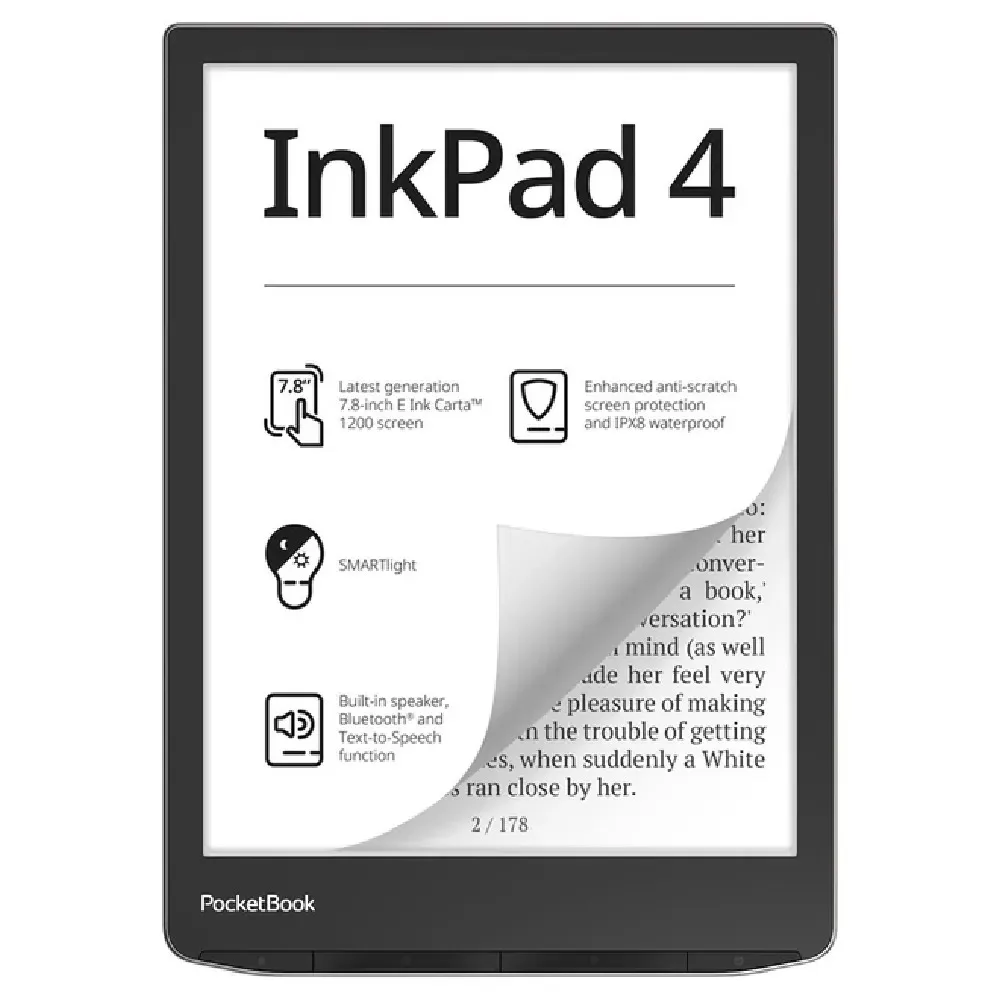 Elektron kitab e-reader PocketBook PB743G Stardust Silver