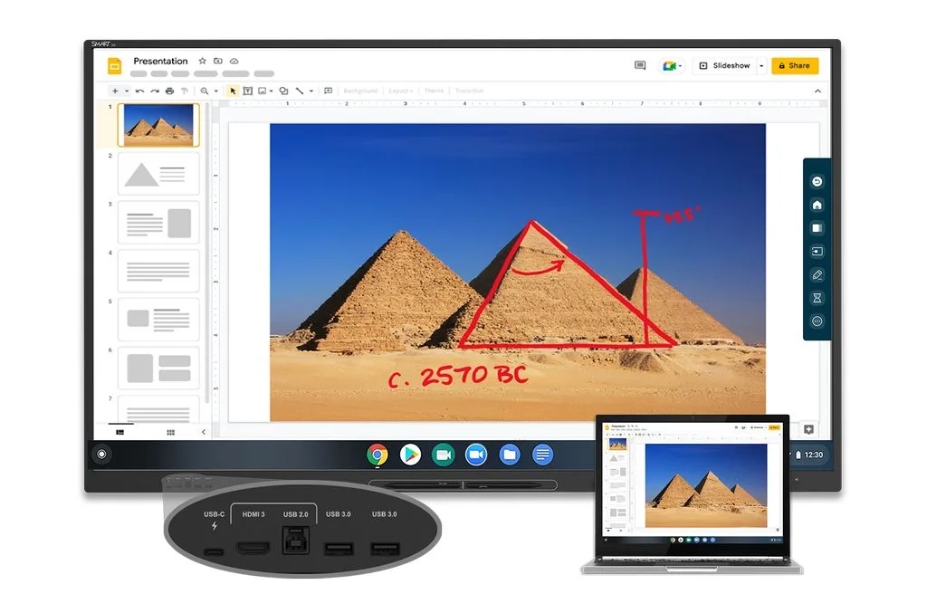 Smart Board GX065-V3 interactive display with embedded OS