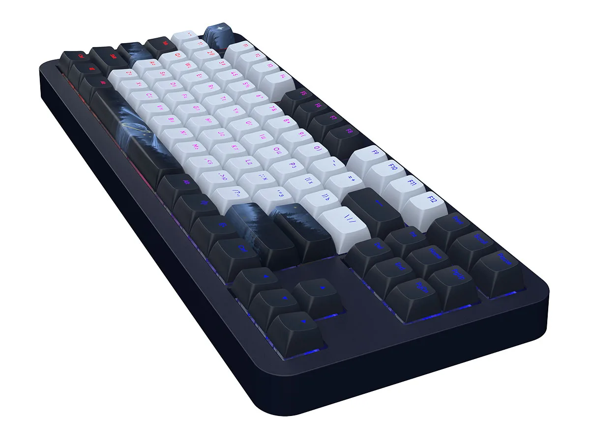 Проводная клавиатура Red Square Alumix TKL Classic Serenity [g3ms Aquamarine] (RSQ-20053) Черный