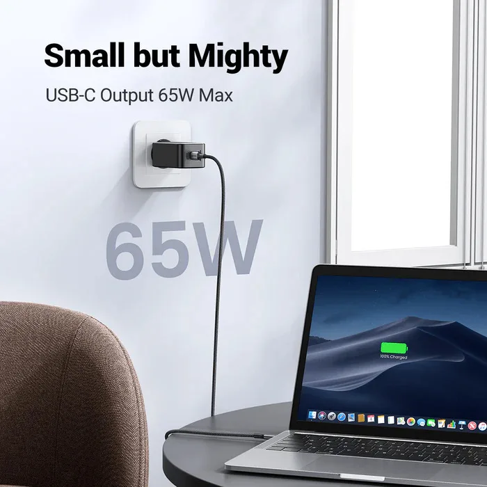 Adapter başlığı UGREEN Nexode Pro 65W 3-Port GaN Fast Charger Set EU