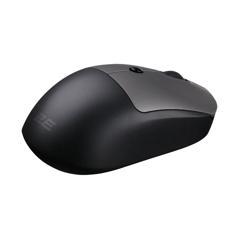 Мышь 2E MF218 Silent WL BT черная/серая