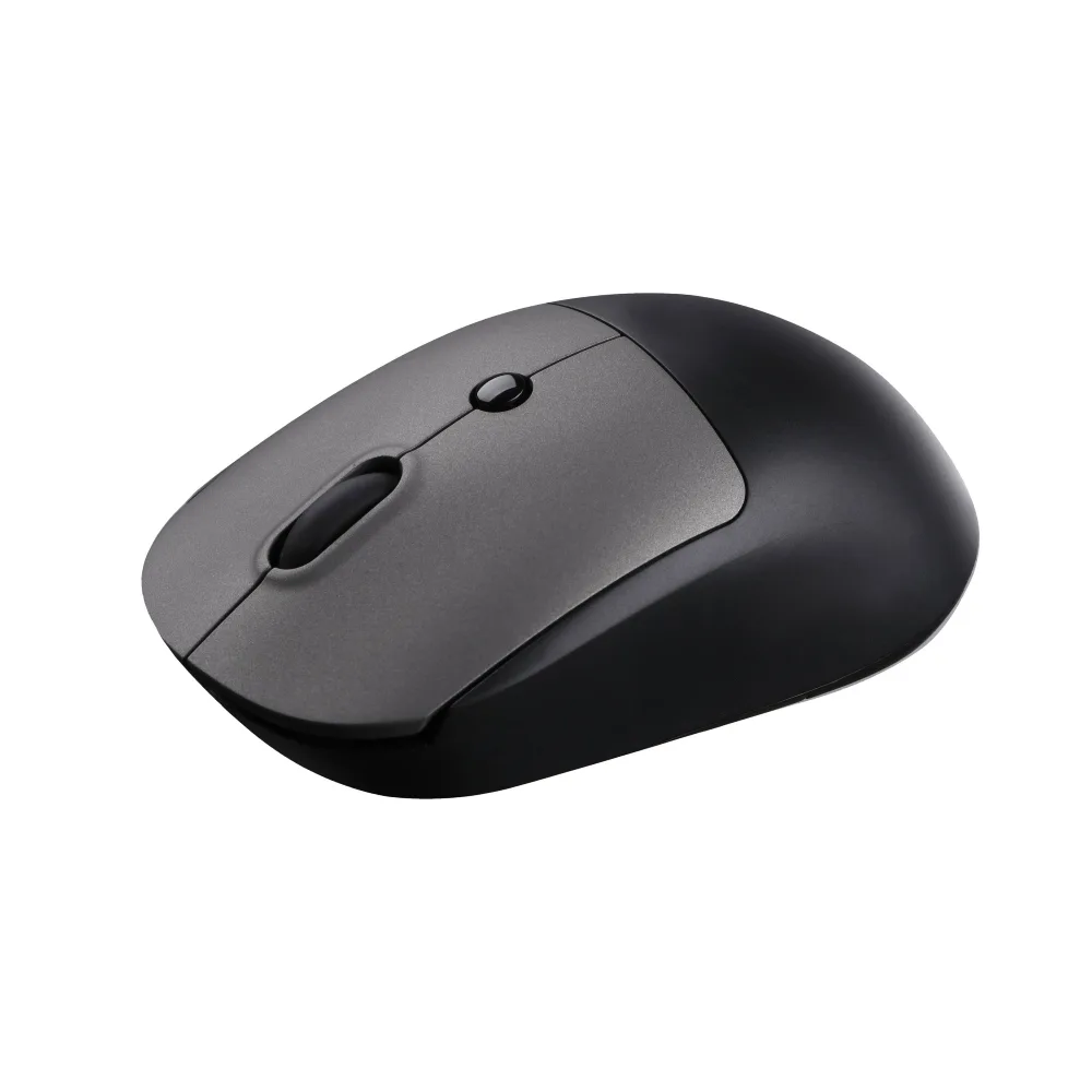 Мышь 2E MF218 Silent WL BT черная/серая