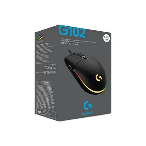 Мышки Logitech G102 LIGHTSYNC Corded Gaming Mouse Black