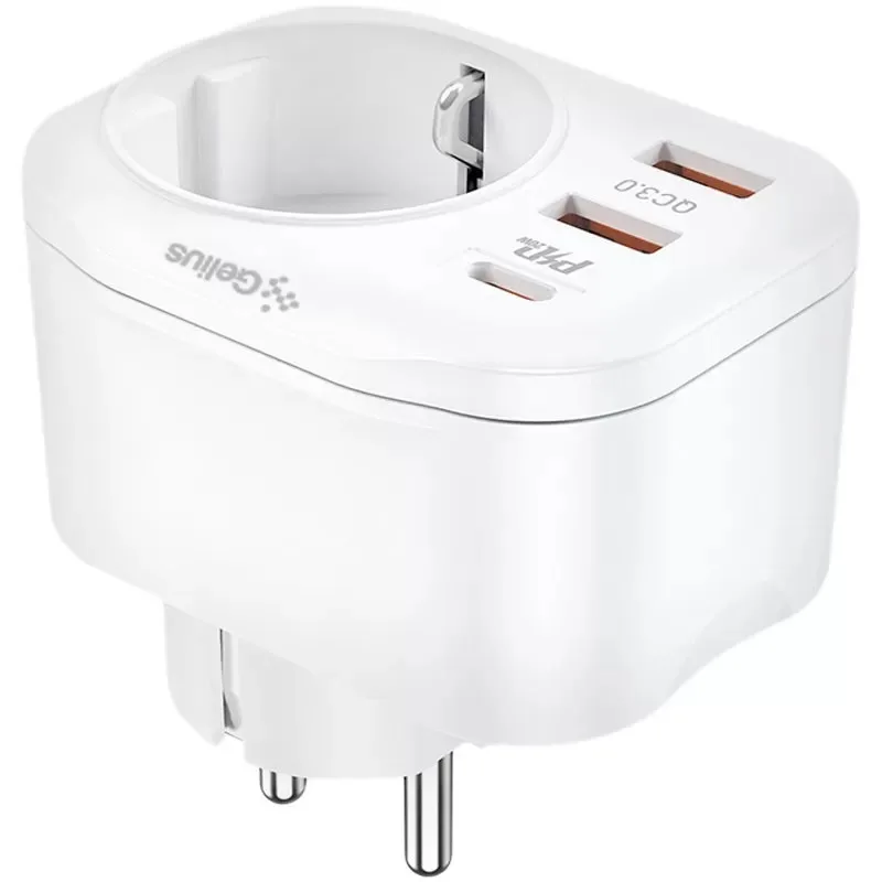 Адаптер Gelius Moxie GP-HC050 2USB QC3.0 + Type-C (PD20W)
