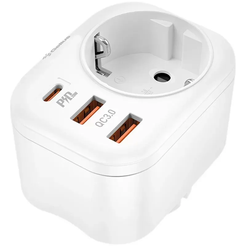 Адаптер Gelius Moxie GP-HC050 2USB QC3.0 + Type-C (PD20W)