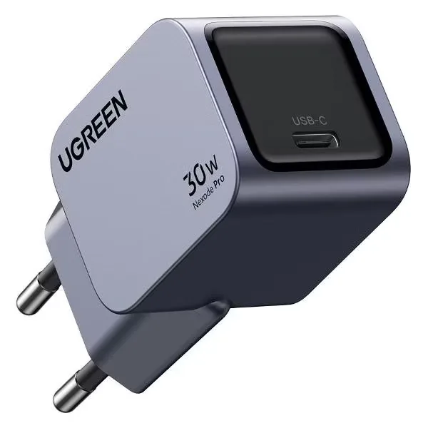 Aдаптера UGREEN Nexode S 30W USB-C GaN Fast Charger EU