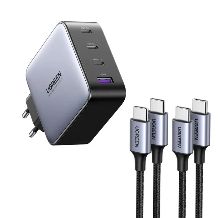 Aдаптера Ugreen Nexode S 100W 4-Port GaN Fast Charger EU X565