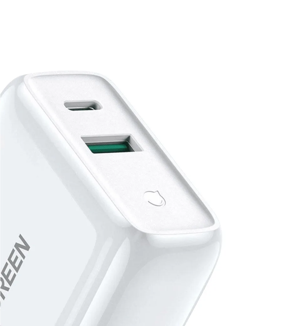 Головка адаптера UGREEN 38W USB-C Wall Charger EU (White)