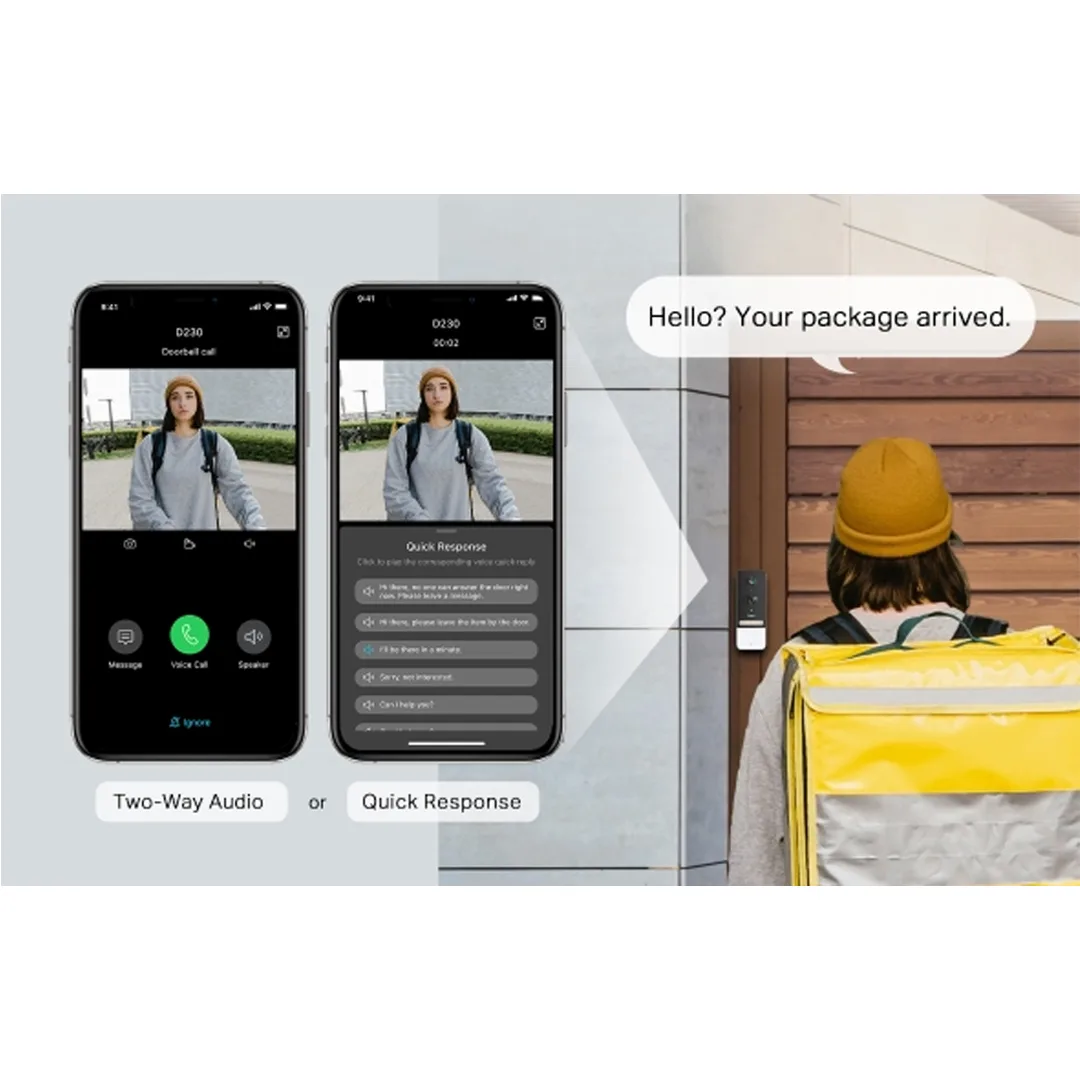 TP-Link - TAPO D230S1 (Tapo Video Doorbell Camera Kit)
