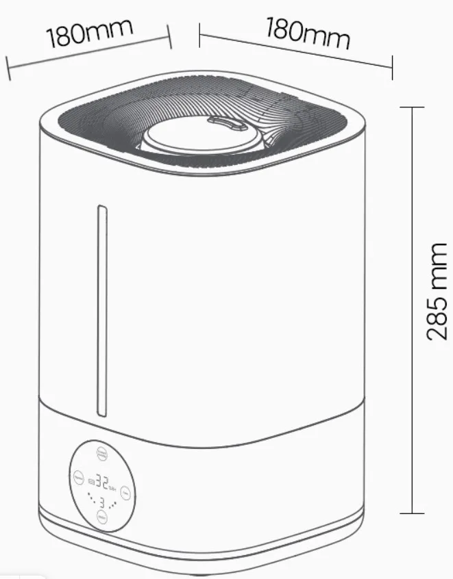Настольный увлажнитель воздуха Lydsto F200 (XD-F200-02)