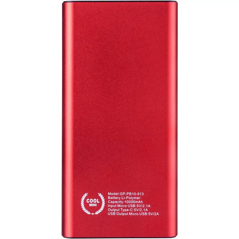 Повербанки Gelius Edge GP-PB10-013 10000 mAh Красный