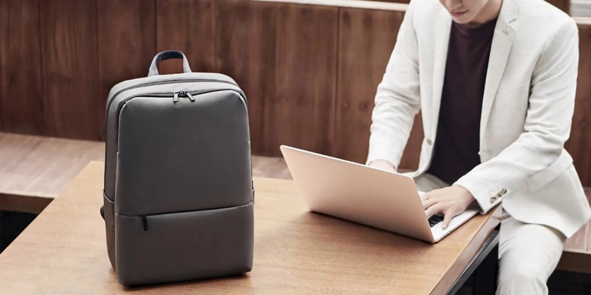 Сумки для компьютера Xiaomi Luggage Classic Business Backpack-2 Dark Grey (ZJB4175CN)