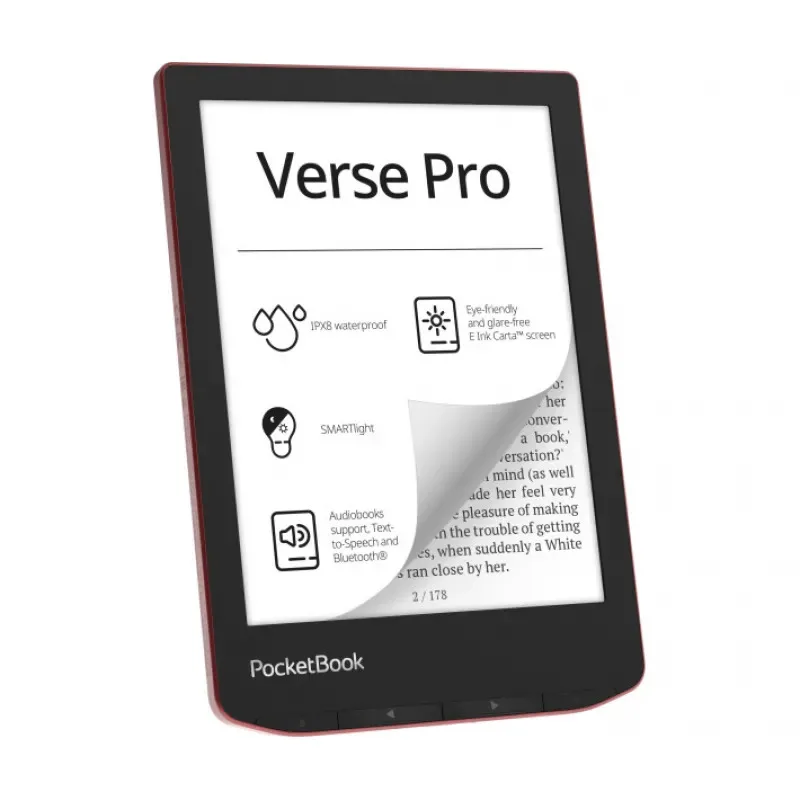 Elektron kitab PocketBook 634 Verse Pro Passion Red