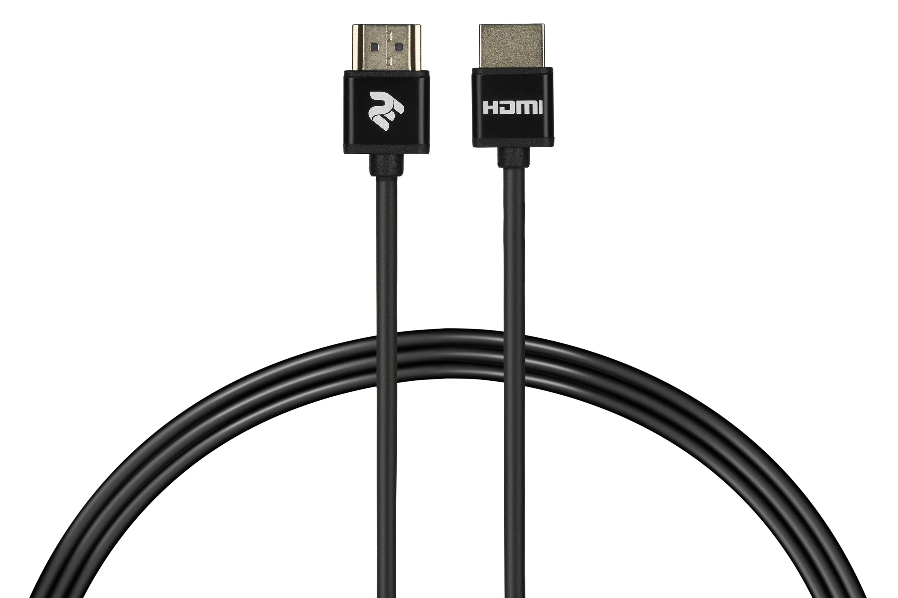 HDMI kable 2E HDMI 2.0 (AM/AM) Slim, black 2m