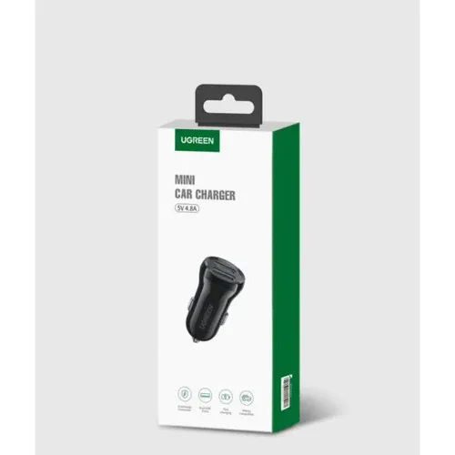 Автомобильное зарядное устройство UGREEN Dual USB Car Charger
