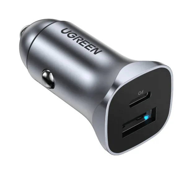 Avtomobil üçün charger UGREEN 30W 2-Port Fast Car Charger