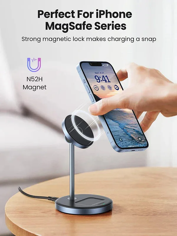 Charger UGREEN 2-in-1 Magnetic Wireless Charger