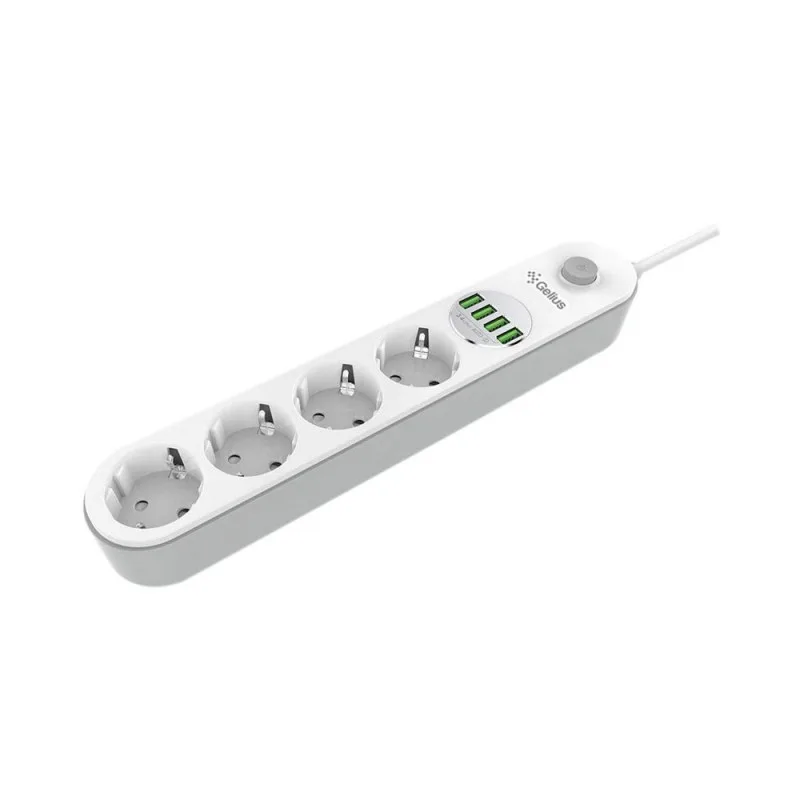 Удлинительный кабель Gelius Pro PowerStrip G-Power (4 220V Ports/ 4 USB ports3.4A) 2m GP-PS-001
