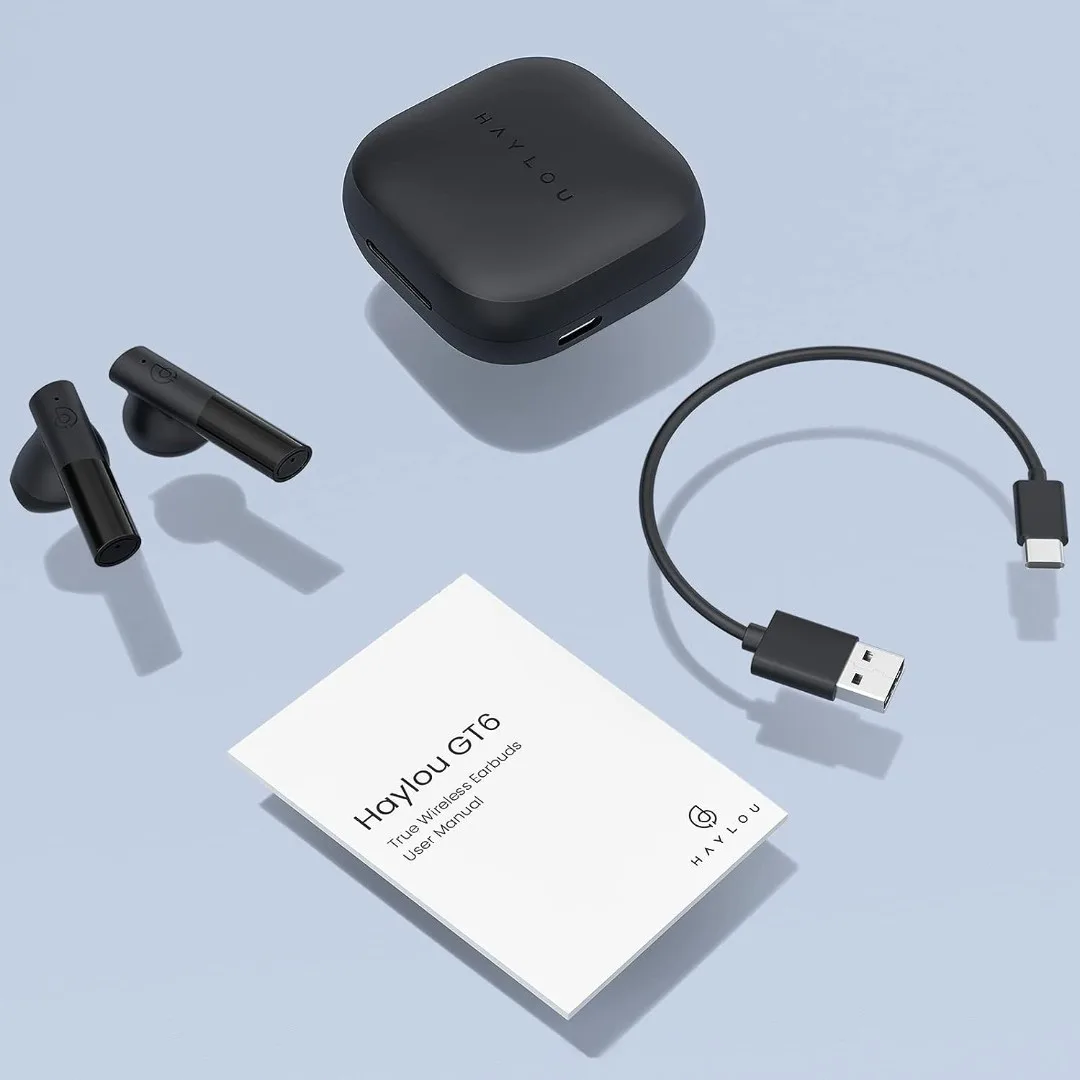 Qulaqlıq Earphones Haylou GT6 Black