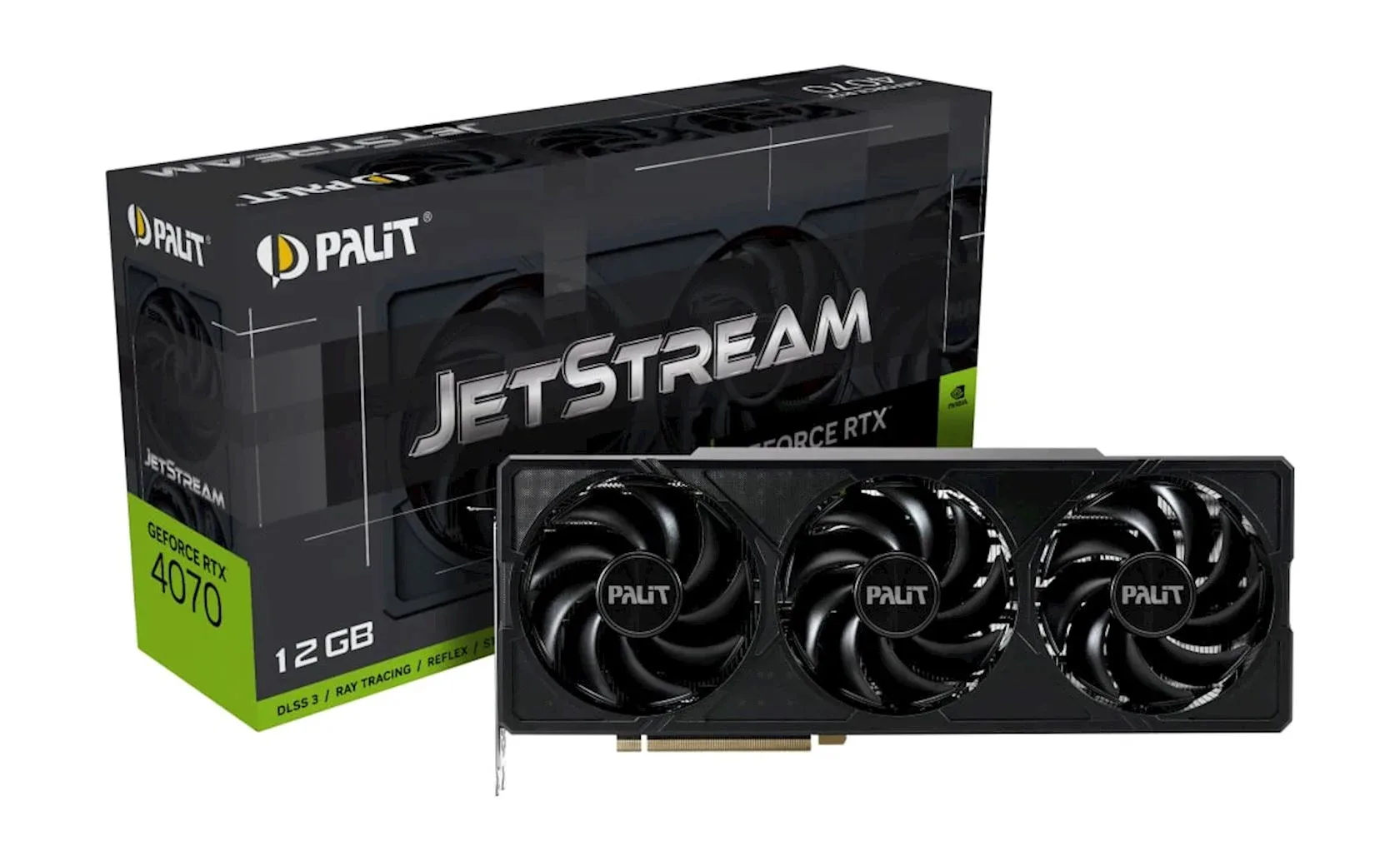 Видеокарта Palit RTX 4070 JetStream (NED4070019K9-1047J)