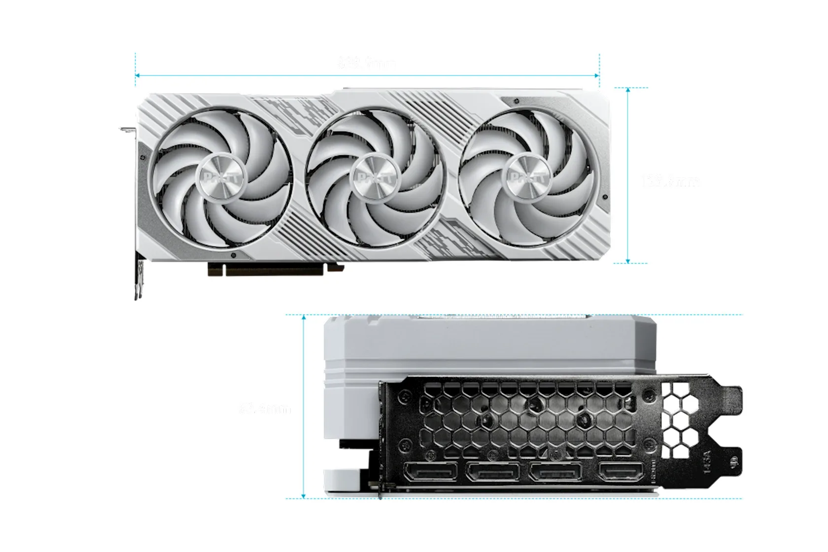 VGA Palit RTX 4070 Ti SUPER GamingPro White OC 16GB GDDR6X (NED47TST19T2-1043W)