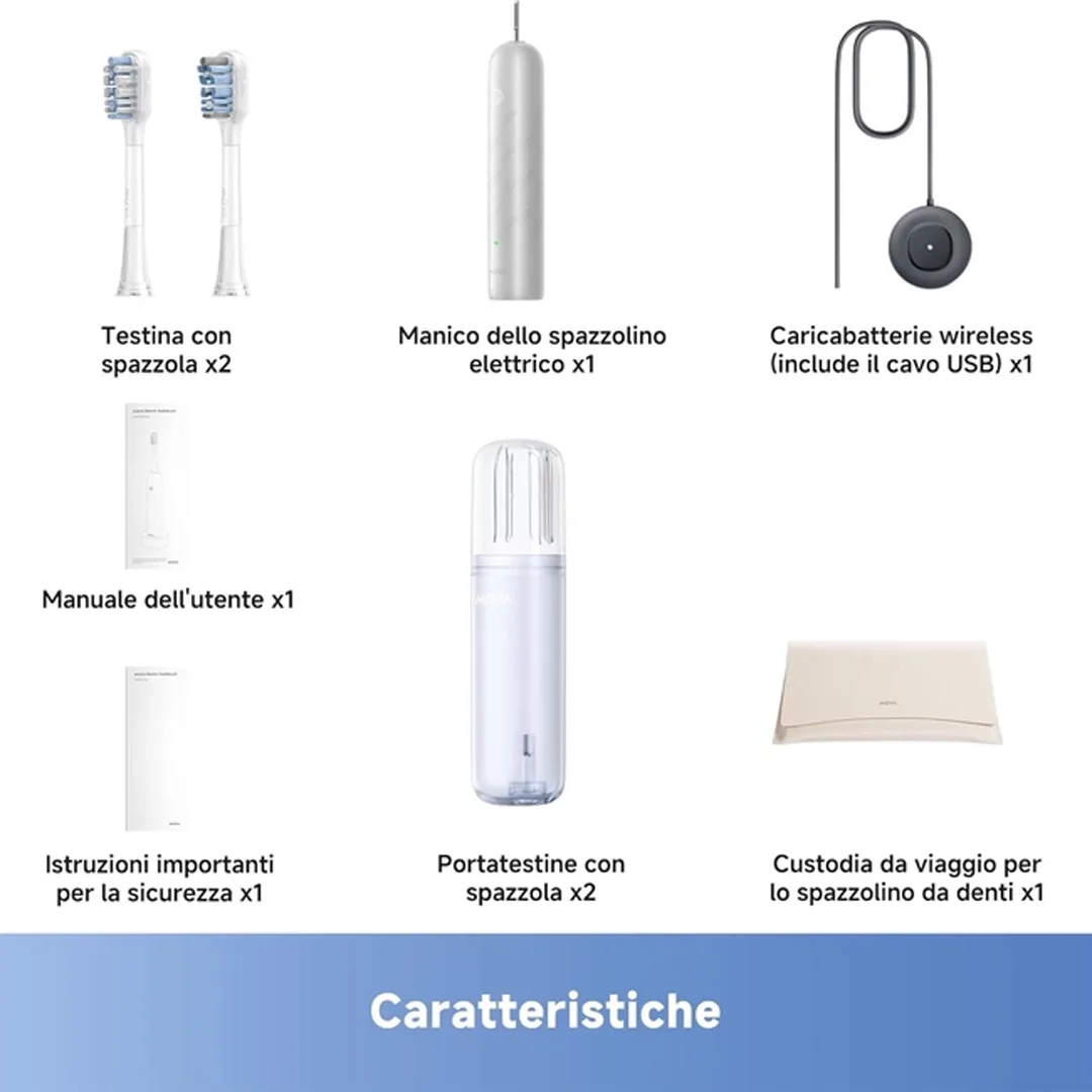 Electric Toothbrush Mova 3D Clean Electric Toothbrush Black (ATB15A)
