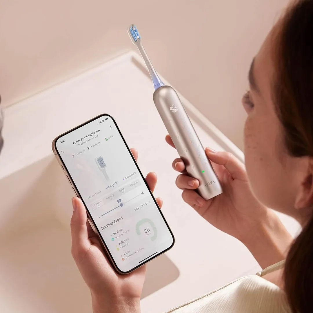 Electric Toothbrush Mova 3D Clean Electric Toothbrush Black (ATB15A)