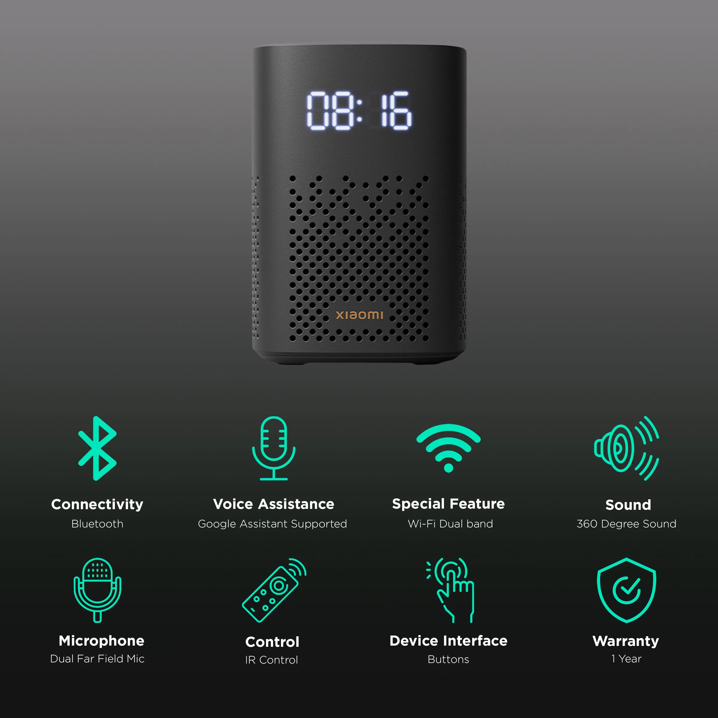 Умная колонка Xiaomi Smart Динамик L05G (ИК-управление) (QBH4218GL)