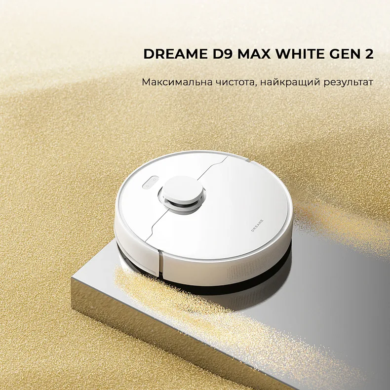 Robot tozsoran Dreame Robot Vacuum D9 Max Gen 2 White (RLD34GA)