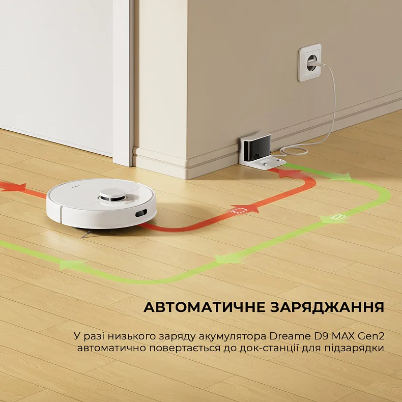 Robot tozsoran Dreame Robot Vacuum D9 Max Gen 2 White (RLD34GA)