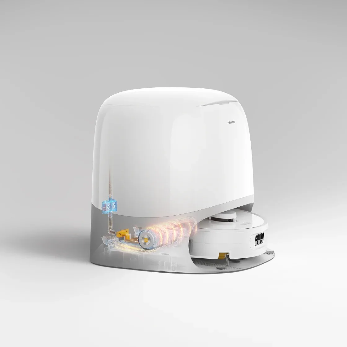 Robot tozsoran Roborock Qrevo Curv 2 Flow White