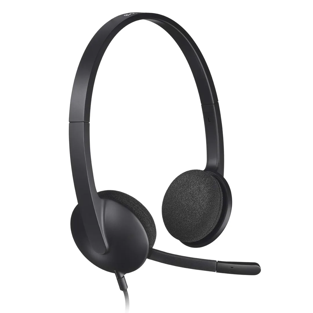 Logitech Corded USB Headset H340 Black
