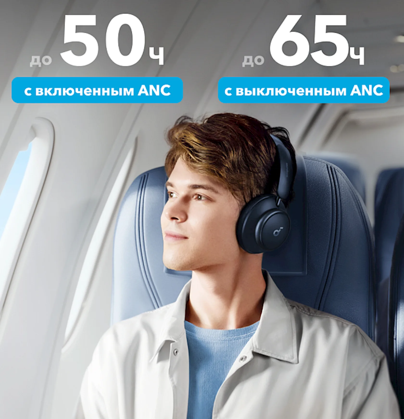 Наушники Anker Soundcore Space Q45 Blue (A3040031)