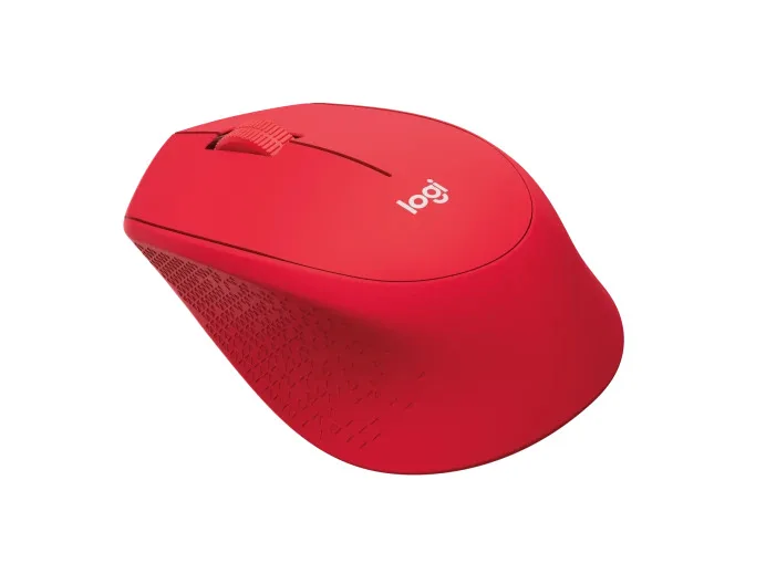 Logitech Mouse M330 Silent Plus Red