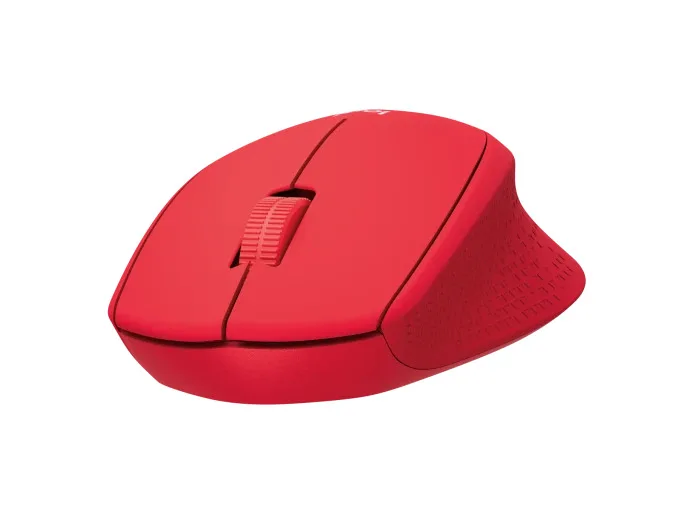 Logitech Mouse M330 Silent Plus Red