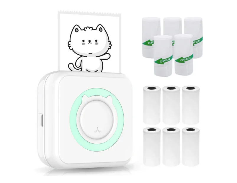BT instant Mini Printer Blue