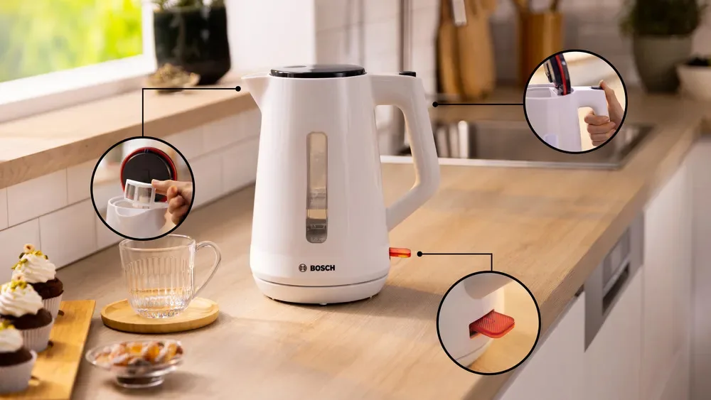 Электрический чайник Bosch TWK1M121 Белый